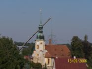 Dachdeckerarbeiten an der Kirche Obercunnersdor